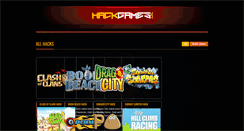 Desktop Screenshot of hackgames.us